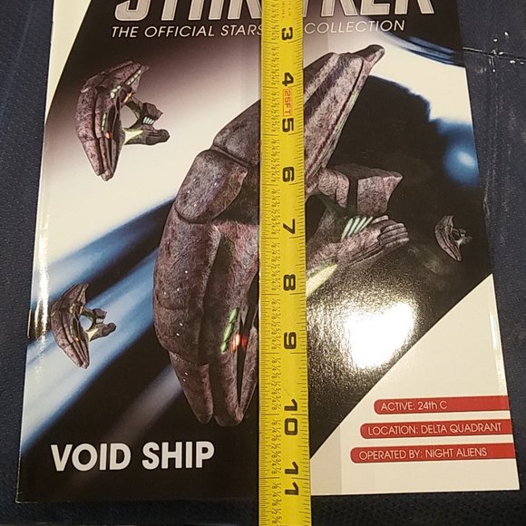 Eaglemoss Diecast Star Trek Void Ship model With Magazine - Picture 5 of 5